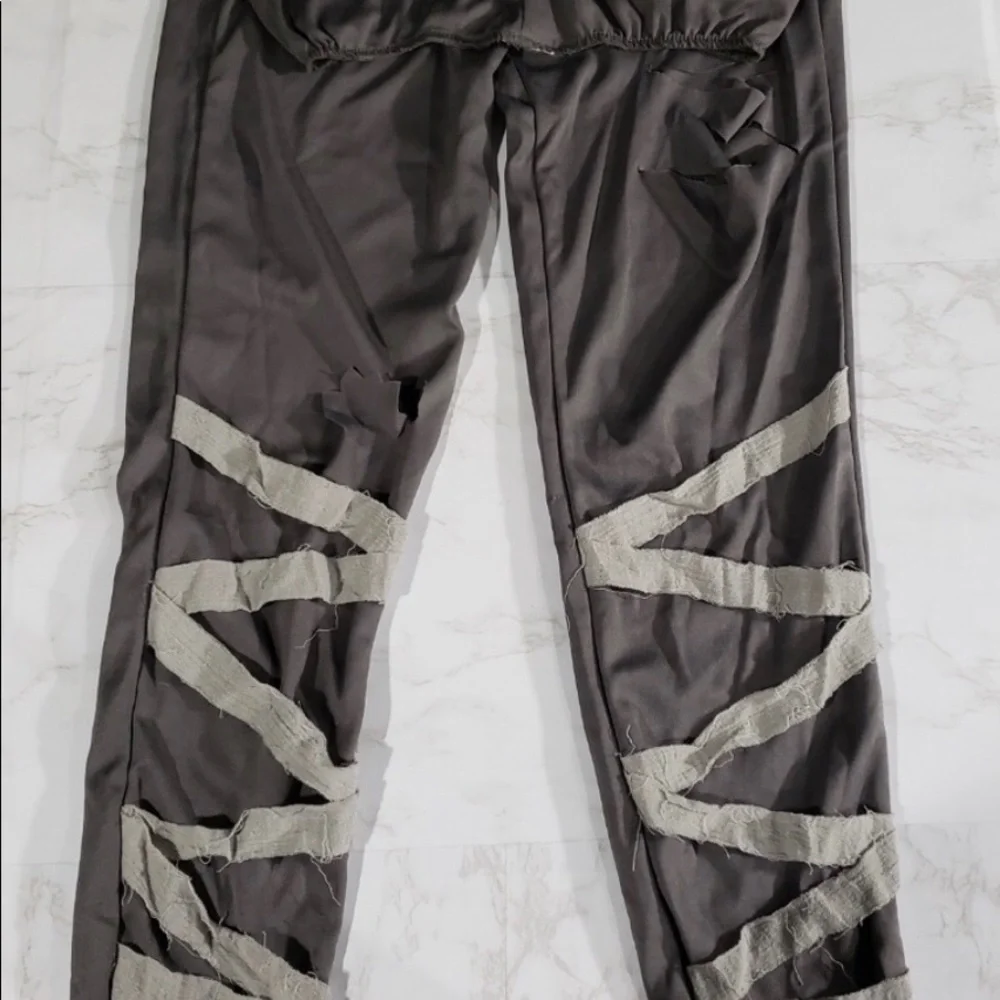 Spirit Halloween Zombie Costume Pants Grey